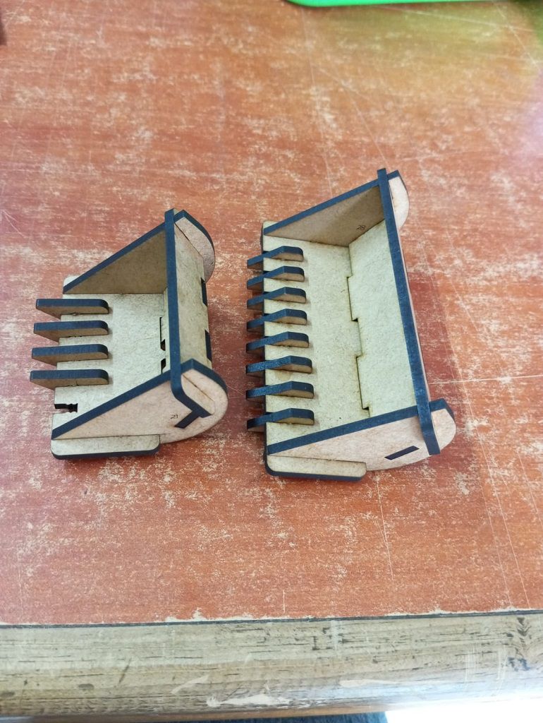 Laser Cut Backhoe Digger Excavator 3D Puzzle
