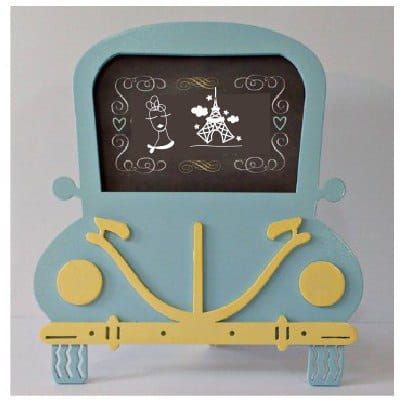 Laser Cut Car Photo Frame For Kids