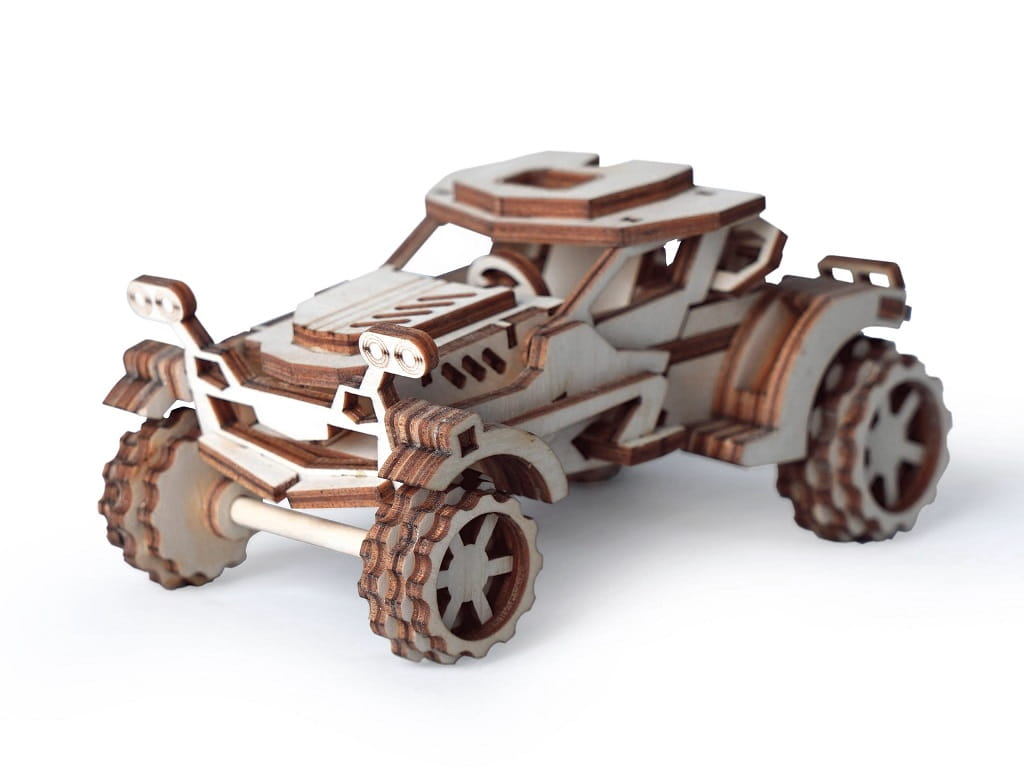 Laser Cut Scorpio Toy Car 3D Wood Puzzle
