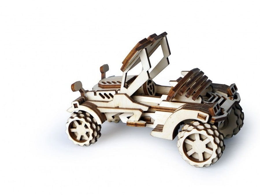 Laser Cut Scorpio Toy Car 3D Wood Puzzle
