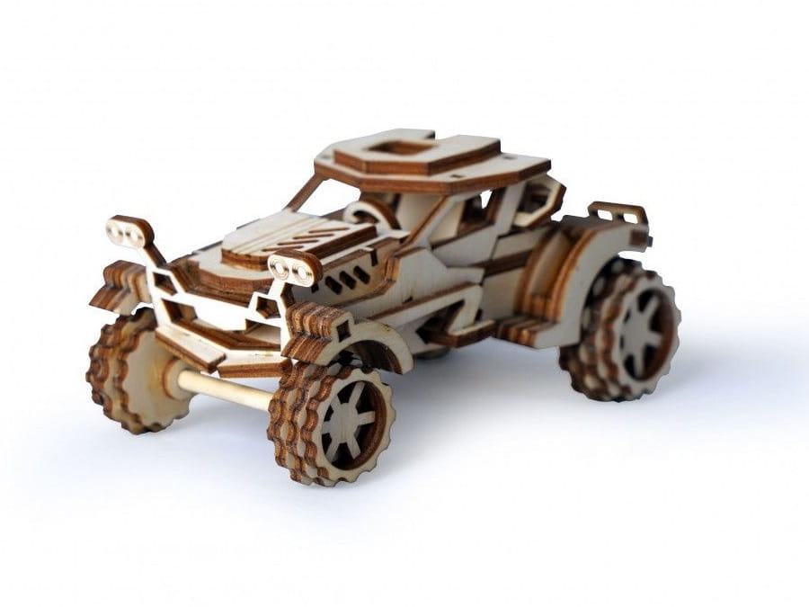Laser Cut Scorpio Toy Car 3D Wood Puzzle