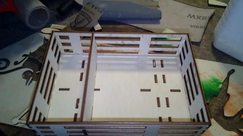 Laser Cut Wooden Cart Napkin Holder With Spice Rack