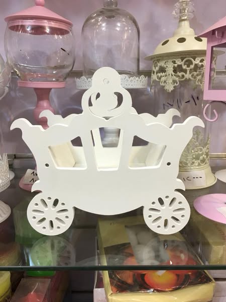 Laser Cut Flower Carriage Decoration