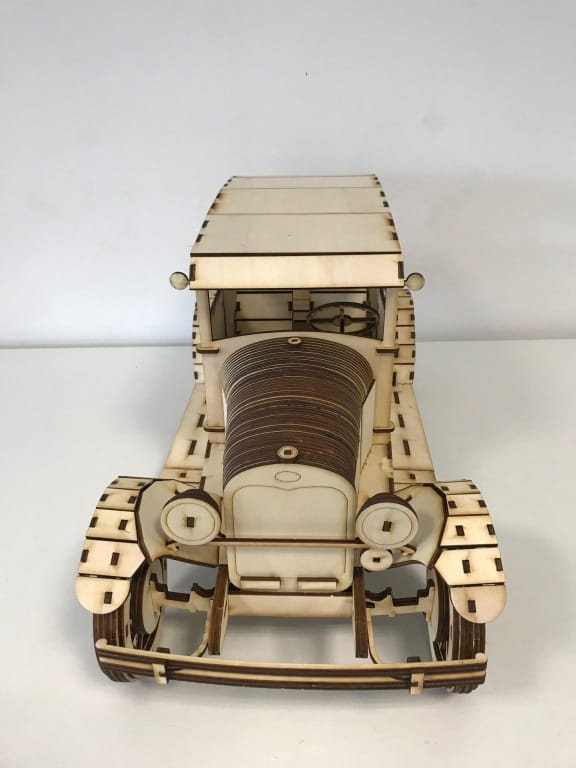 Laser Cut Ford A Model 1927 3D Puzzle Wood Model