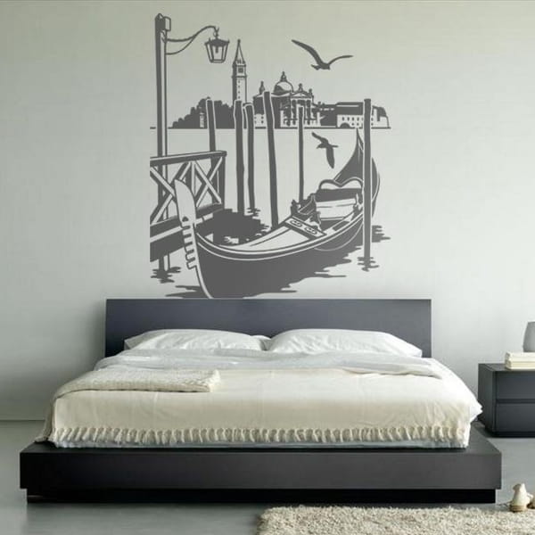 Laser Cut Gondola In Venice Italy Wall Art