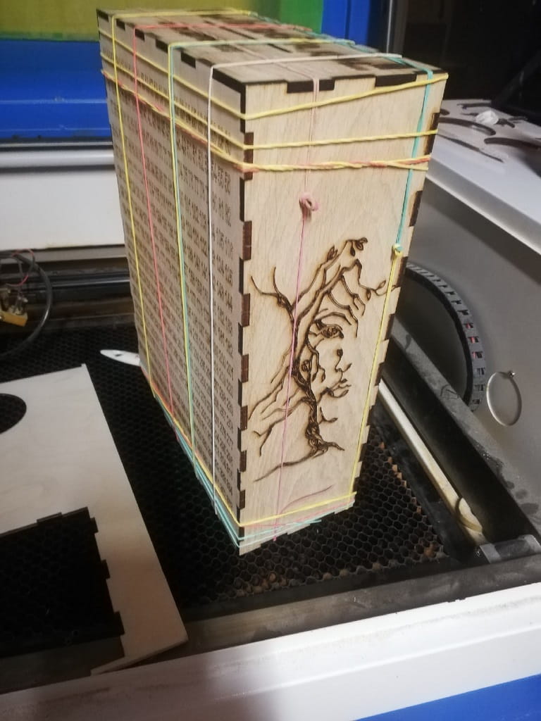 Laser Cut 365 Day Savings Plan Wooden Money Box