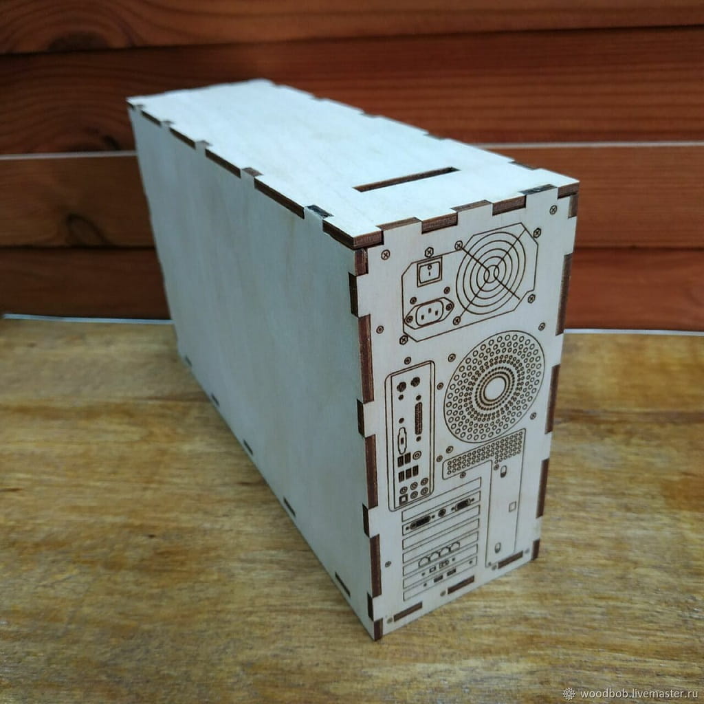 Laser Cut Computer Shaped Money Box