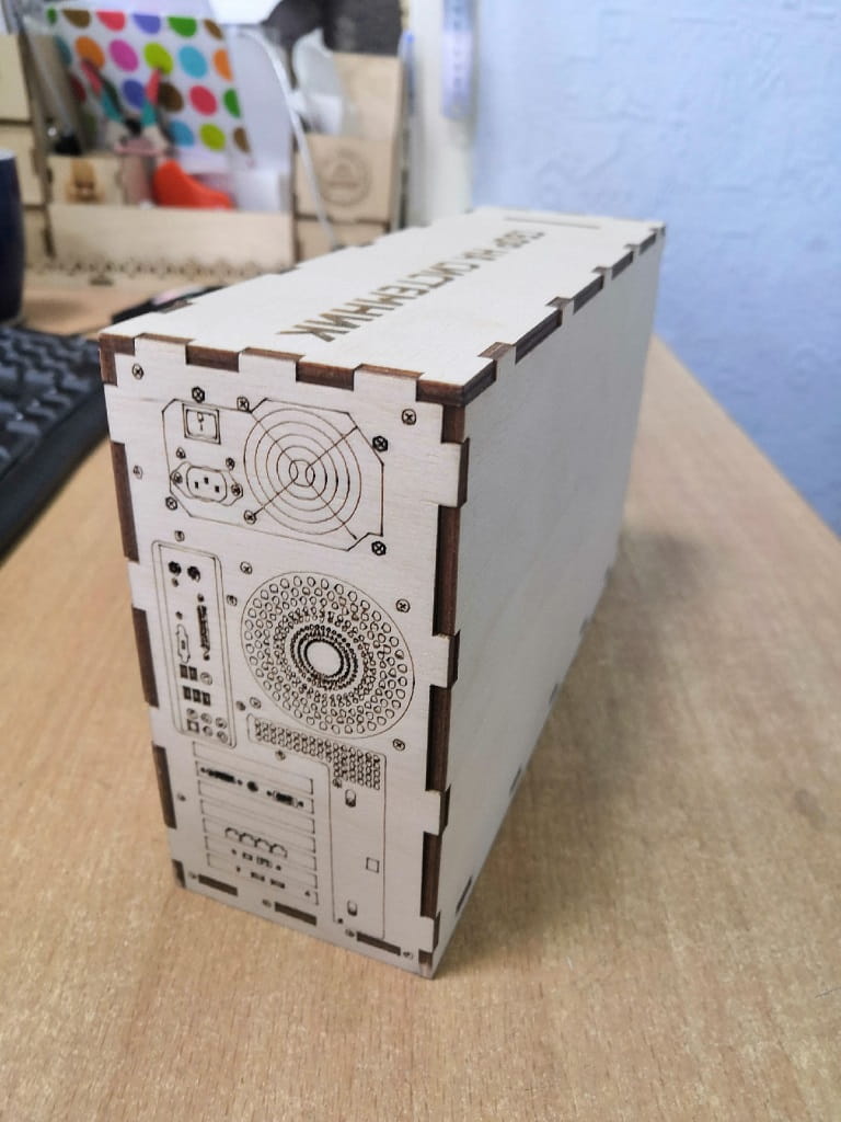 Laser Cut Computer Shaped Money Box