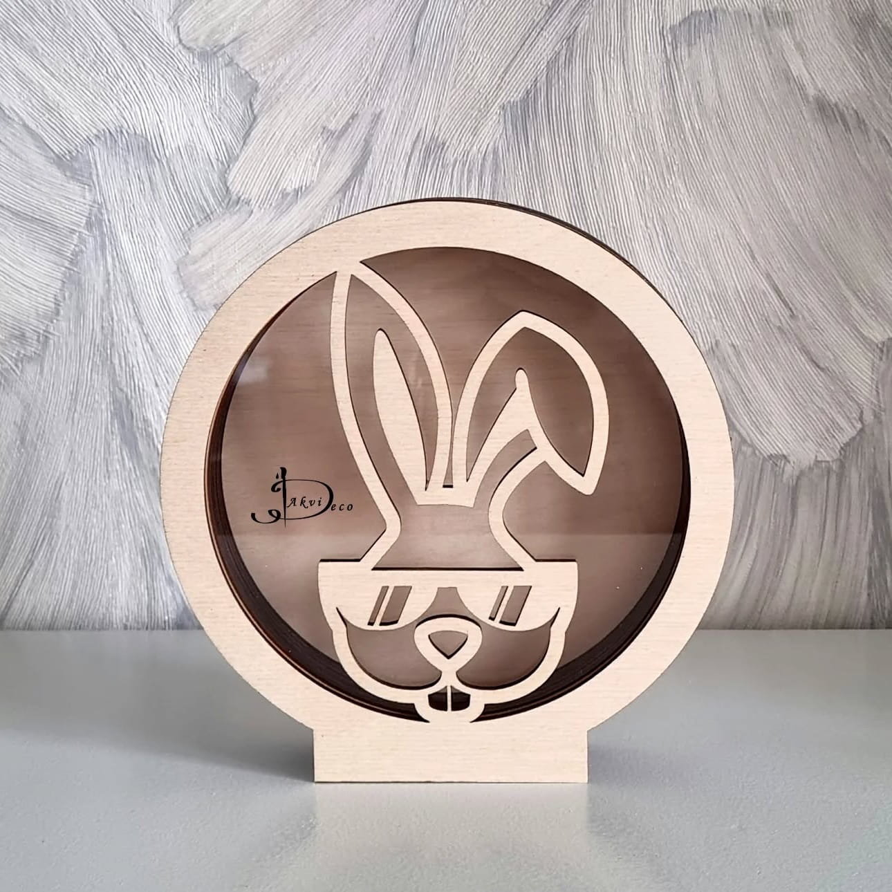 Laser Cut Easter Bunny Piggy Bank