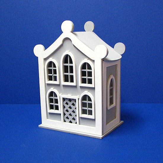 Laser Cut House Piggy Bank for Kids