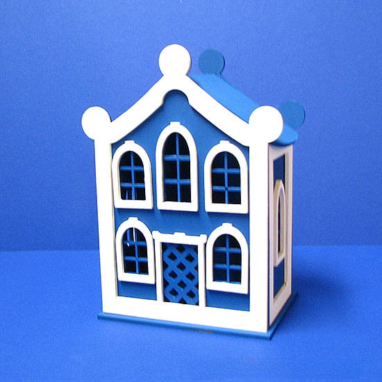 Laser Cut House Piggy Bank for Kids