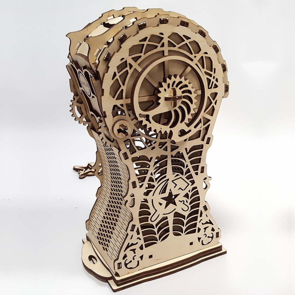 Laser Cut Mechanical Gear Piggy Bank