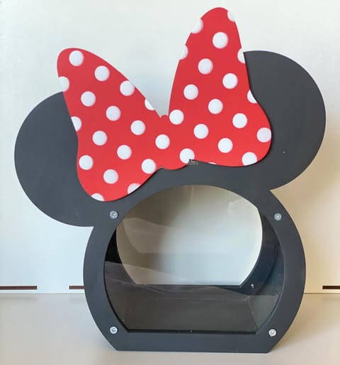 Laser Cut Minnie Mouse Piggy Bank