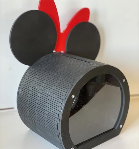 Laser Cut Minnie Mouse Piggy Bank