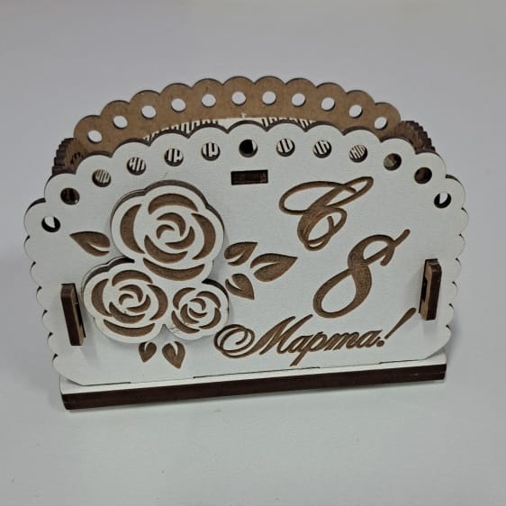 Laser Cut Money Box for Women Day