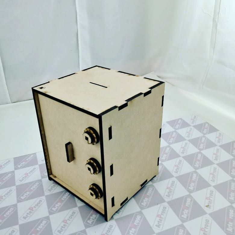 Laser Cut Money Safe Box for Kids