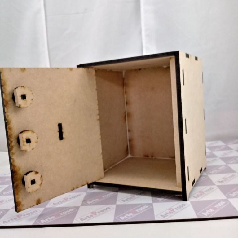 Laser Cut Money Safe Box for Kids