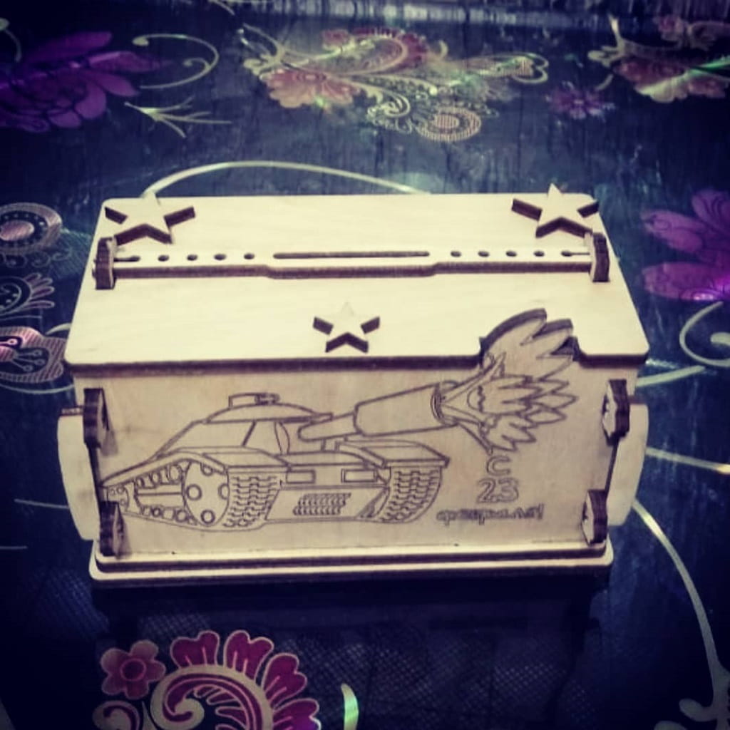 Laser Cut October Revolution Day Money Saving Box