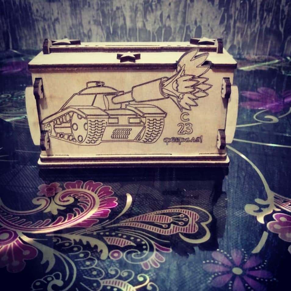 Laser Cut October Revolution Day Money Saving Box