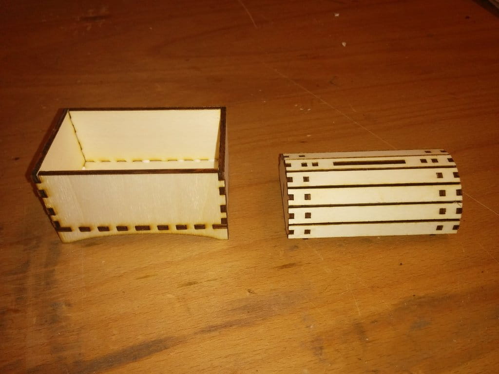 Laser Cut Treasure Chest Piggy Bank