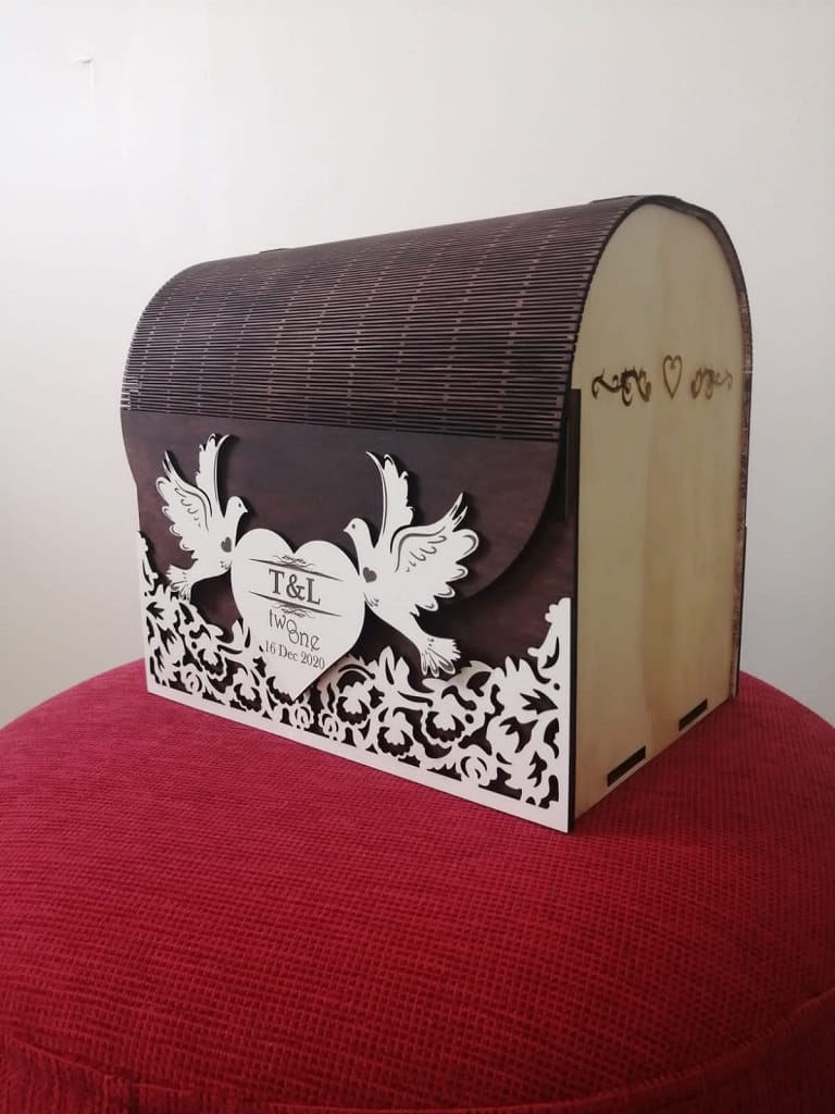 Laser Cut Greeting Card Treasure Box