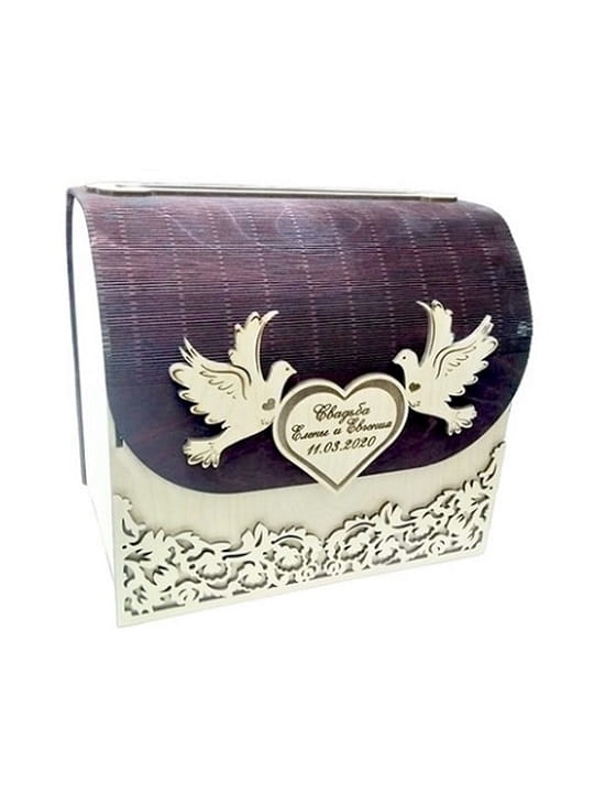 Laser Cut Greeting Card Treasure Box