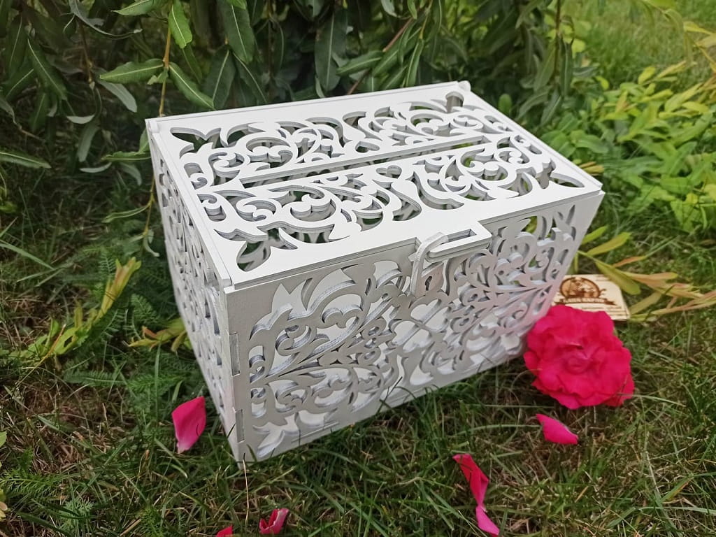 Laser Cut Wedding Envelope Drop Box