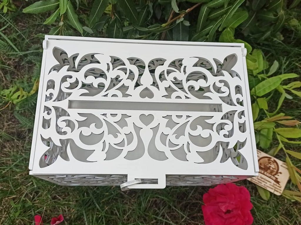 Laser Cut Wedding Envelope Drop Box