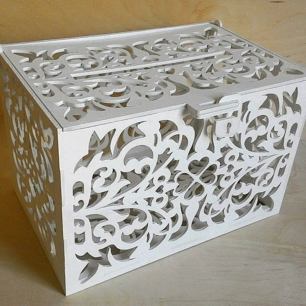 Laser Cut Wedding Envelope Drop Box