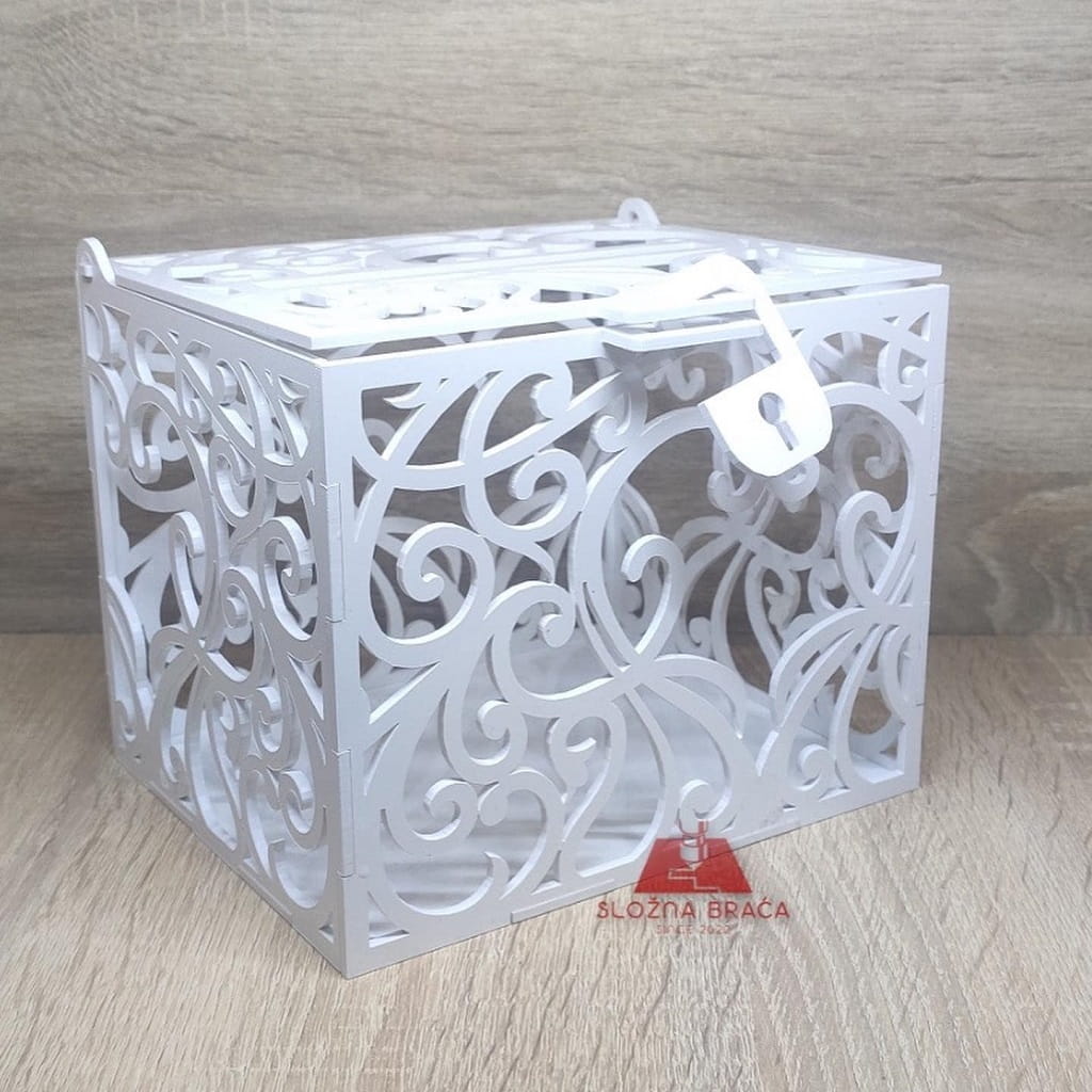 Laser Cut Wedding Money Box