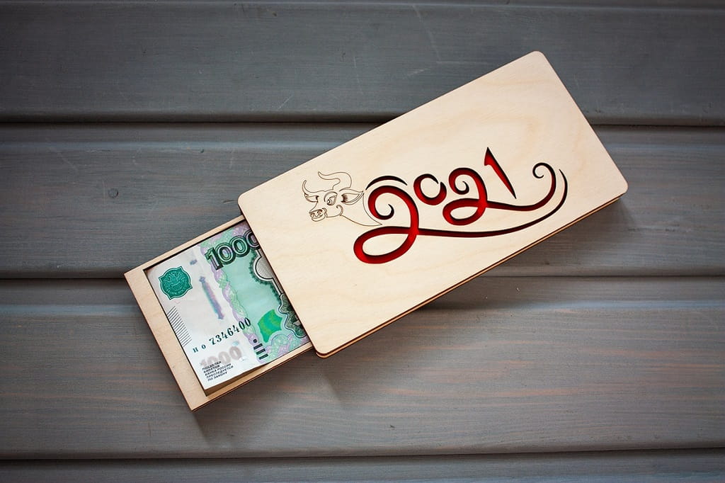 Laser Cut Cash Gift Envelope for New Year