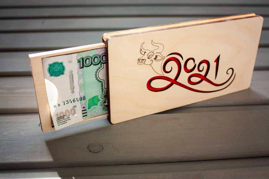 Laser Cut Cash Gift Envelope for New Year