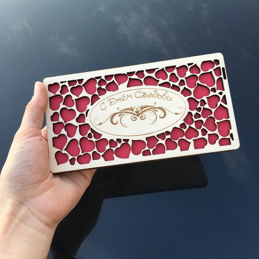 Laser Cut Wedding Gift Envelope