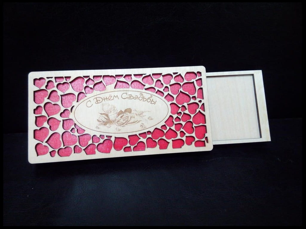 Laser Cut Wedding Gift Envelope