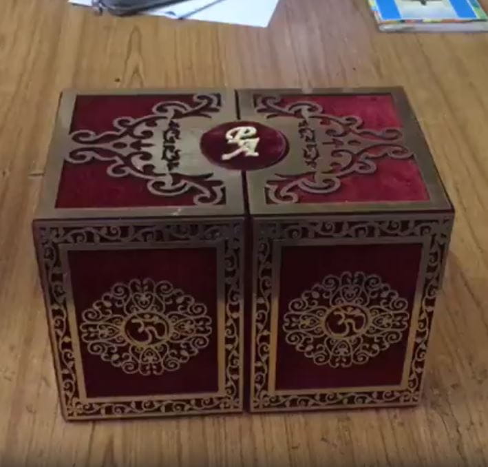Laser Cut Luxury Wedding Invitation Card Box