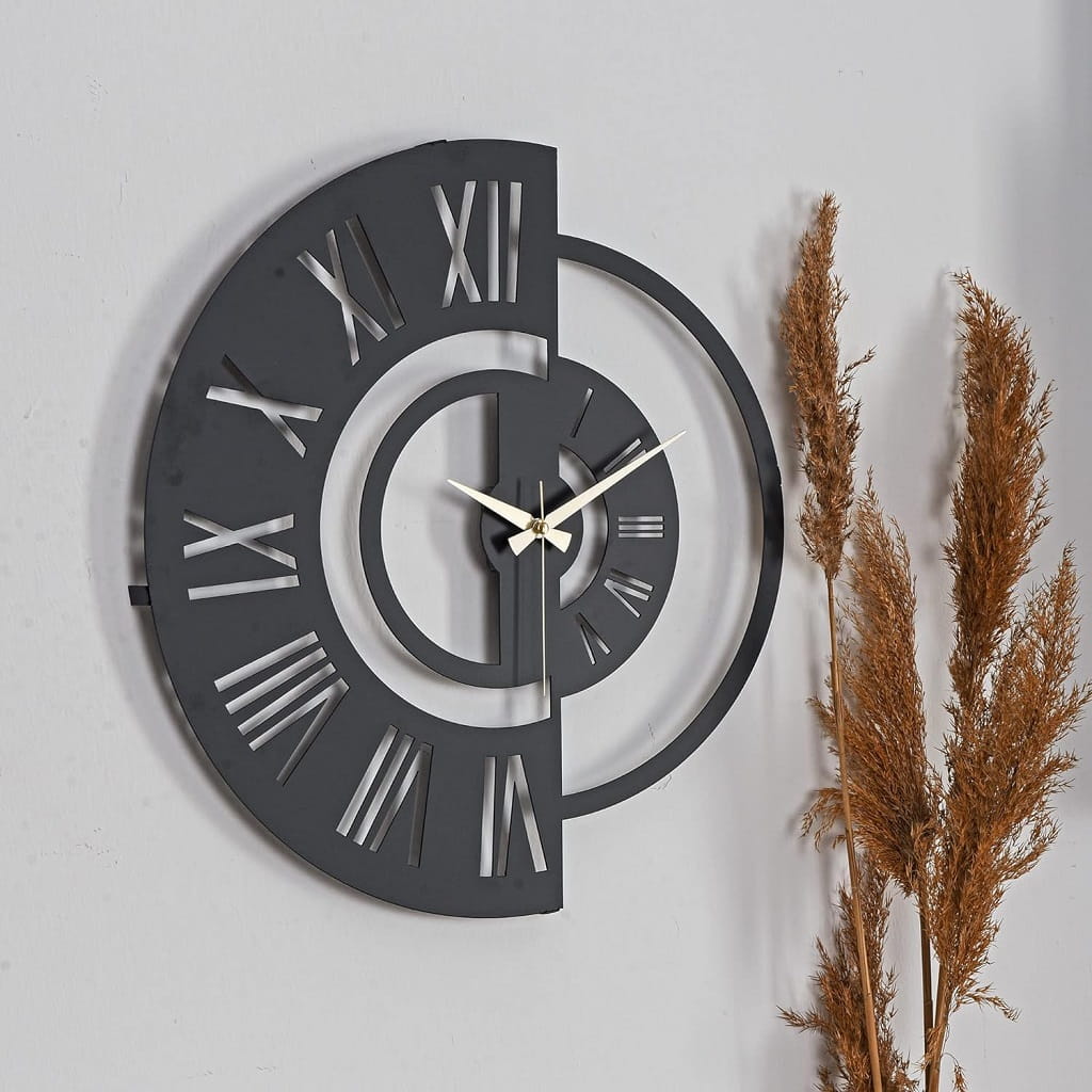 Laser Cut Modern Wall Clock for Living Room
