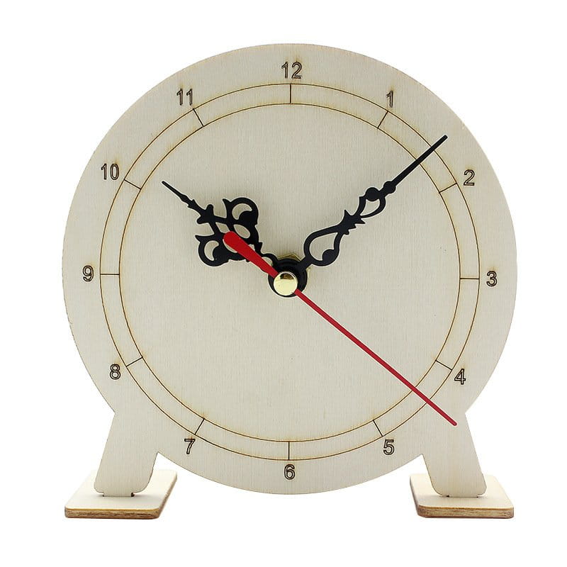 Laser Cut Interactive Clock for Kids