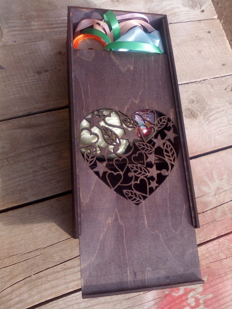Laser Cut Sliding Lid Pencil Case