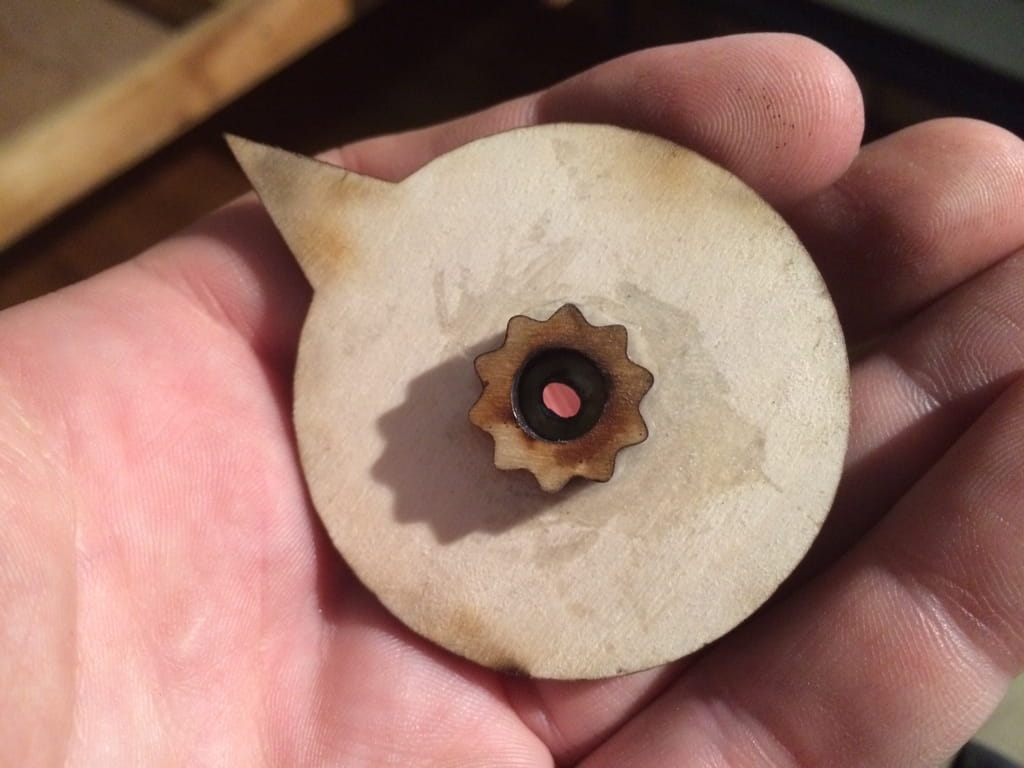 Laser Cut Simplified Wooden Gear Clock