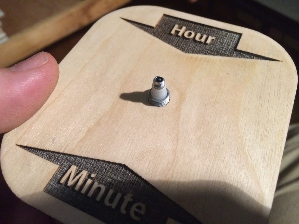 Laser Cut Simplified Wooden Gear Clock