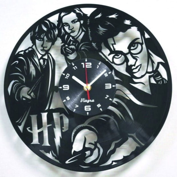 Laser Cut Harry Potter Vinyl Wall Clock