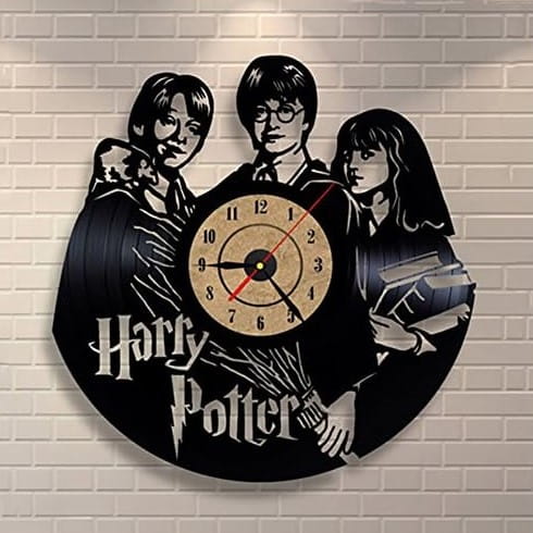 Laser Cut Harry Potter Vinyl Record Wall Clock