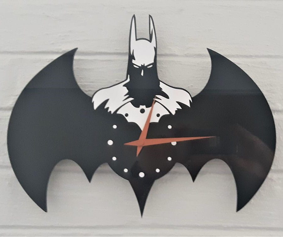 Laser Cut Batman Acrylic Wall Clock