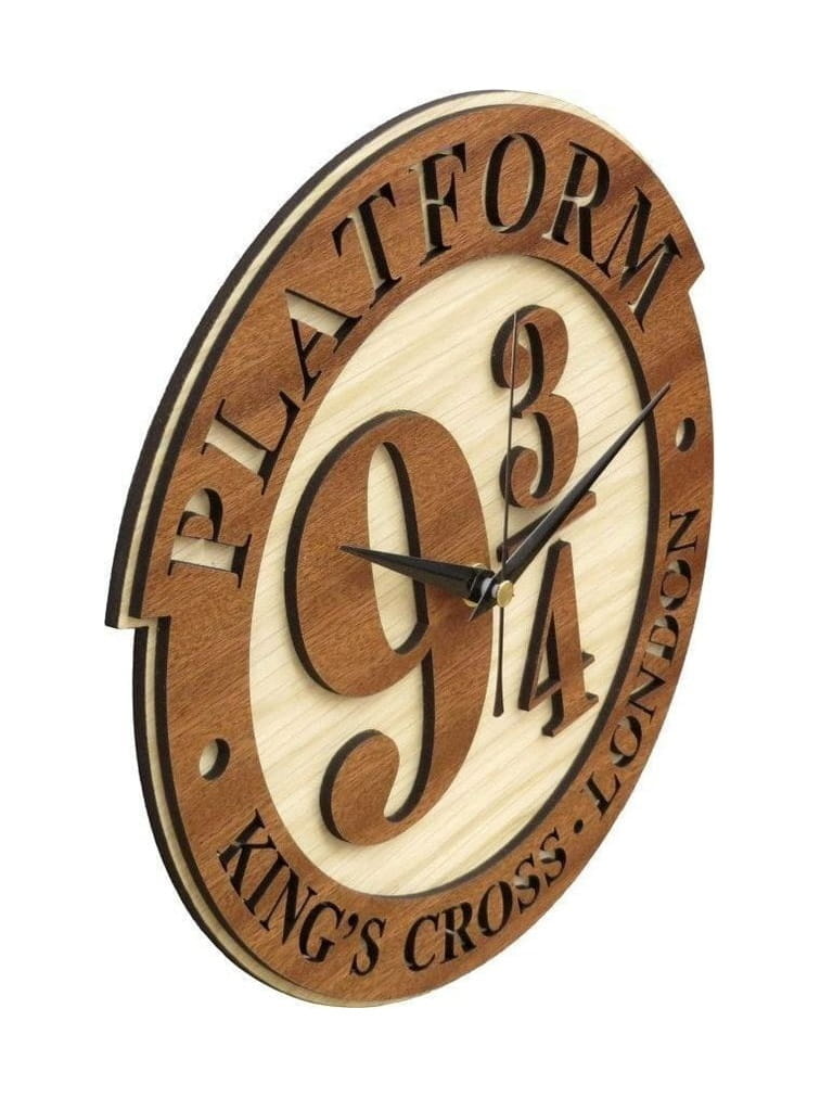 Laser Cut Harry Potter Platform Wall Clock