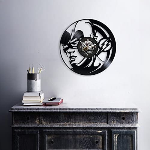 Laser Cut Captain America Vinyl Wall Clock