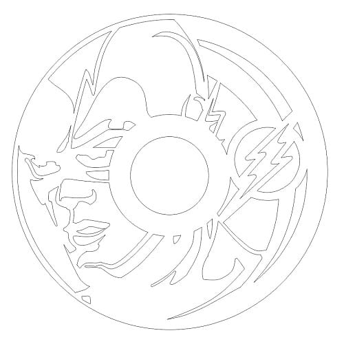 Laser Cut Captain America Vinyl Wall Clock