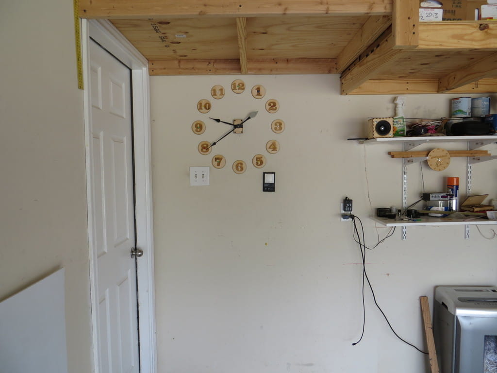 Laser Cut Wooden Large Wall Clock