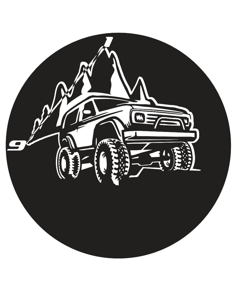 Laser Cut 4 x 4 Off Road Vehicle Wall Clock