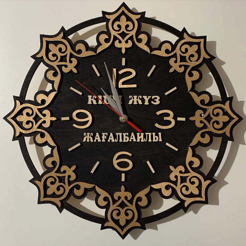 Laser Cut Decorative Wall Clock for Home Decor