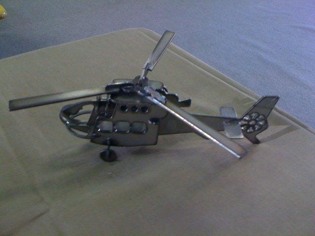 Laser Cut Helicopter Toy 3D Wooden Puzzle